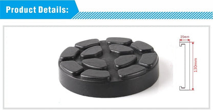 130mm Heavy Duty Rubber Pad for Car Lift Arm Jack Disc Accessories 4x