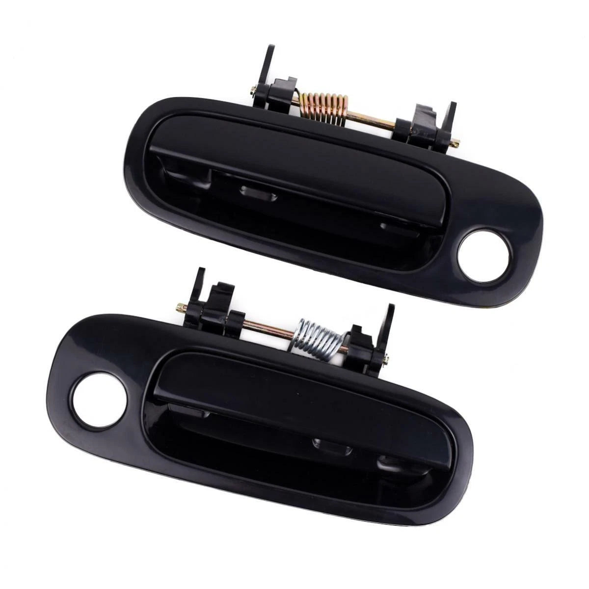 L+R Front Outer Door Handle Black Fits Toyota Corolla AE110 AE111 Sedan 1995-02