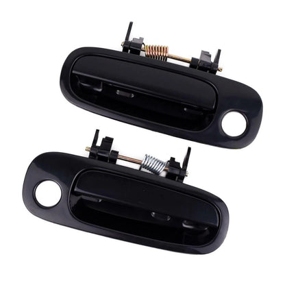 L+R Front Outer Door Handle Black Fits Toyota Corolla AE110 AE111 Sedan 1995-02