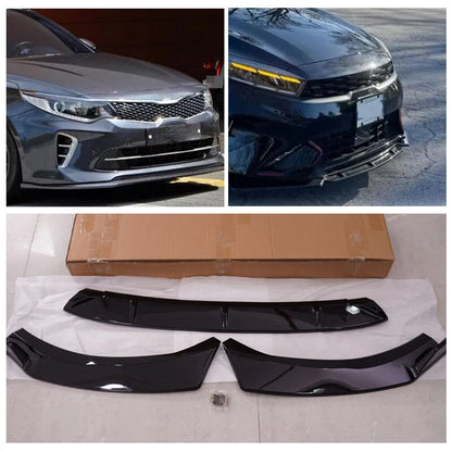 KIA K5 Front Lip Splitter Spoiler Body Kit Gloss Black 2021-2024