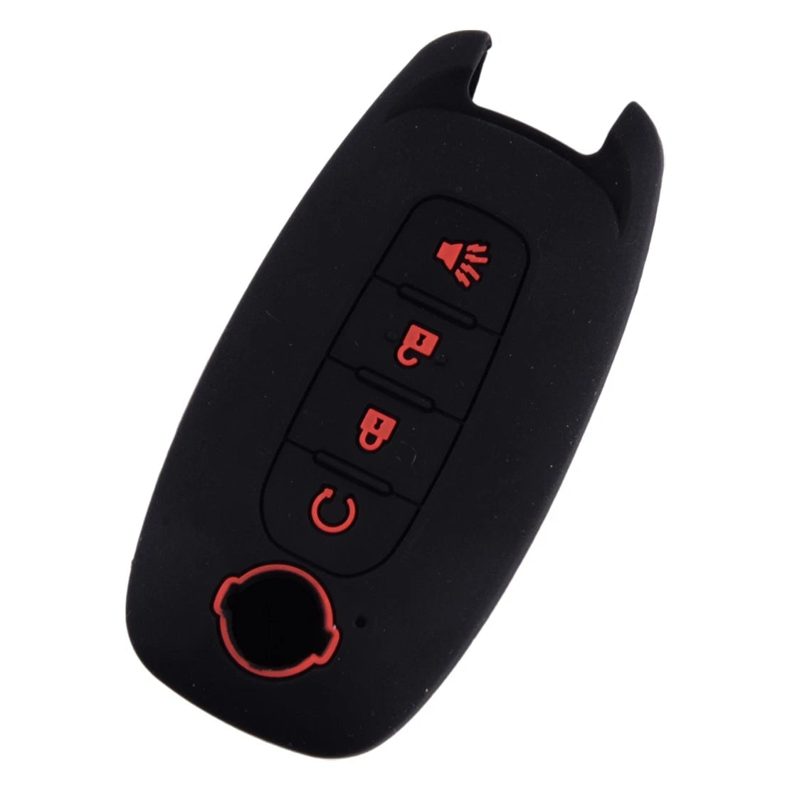 Silicone 4 Button Key Cover Case for Nissan Kicks Rogue Pathfinder (2023)