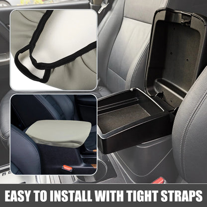 Brown Center Console Armrest Cover for Toyota Land Cruiser (2008-2021)