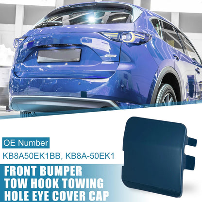 Rear Bumper Tow Hook Cover for Mazda CX-5 (2017-2021) - Blue