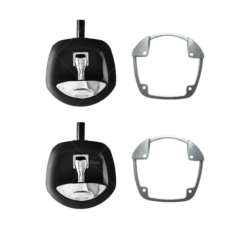 Whale Tail Lock Compression Lock Black Chrome Handle for Trailer Toolbox