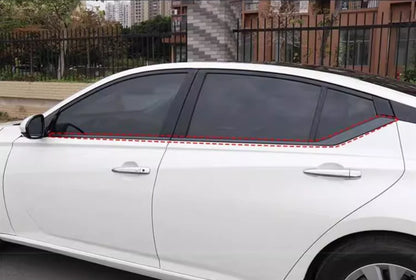 Black Titanium Lower Window Molding Cover Trim for Nissan Altima (2019-2024)
