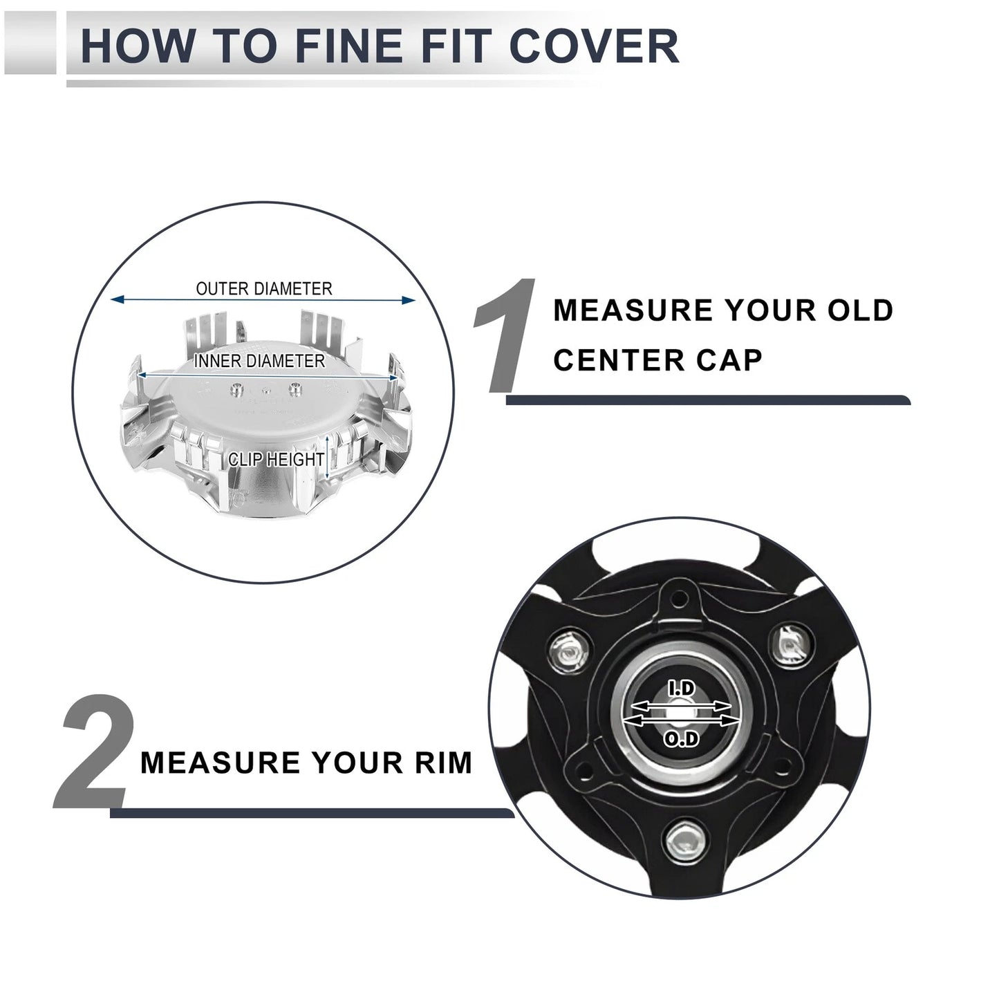 Hub Center Cap 6-Lug for Chevrolet Silverado 1500 (2007-2013)