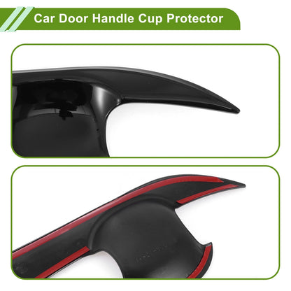 4 x Door Handle Cup Protectors for Toyota Camry Gloss Black