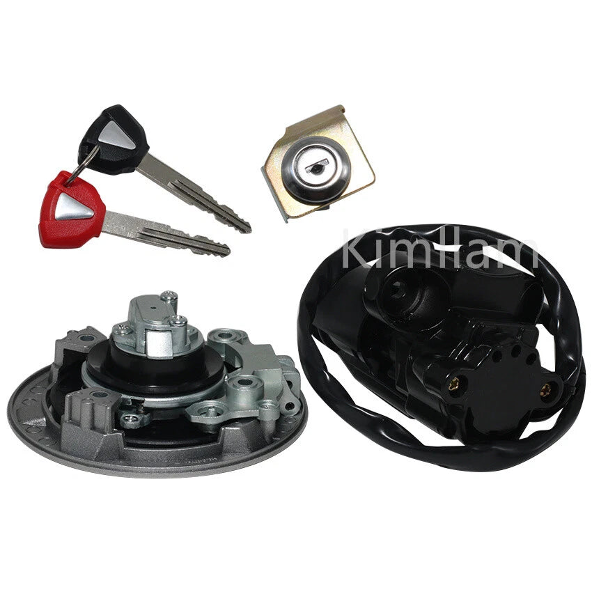 Ignition Key Switch Lock Set for Kawasaki Ninja 400, Z400 (2018-2023)