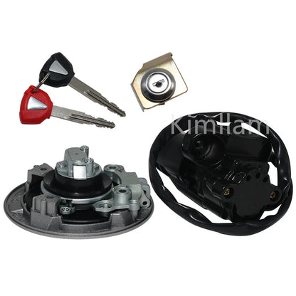 Ignition Key Switch Lock Set for Kawasaki Ninja 400, Z400 (2018-2023)