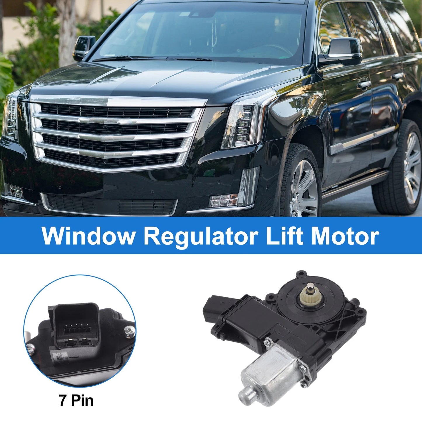 Power Window Regulator Lift Motor for Cadillac Escalade (2015-2020)