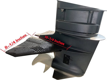 Dorsal-Fin Hydrofoil Stabilizer for Outboard Motor 5-150hp