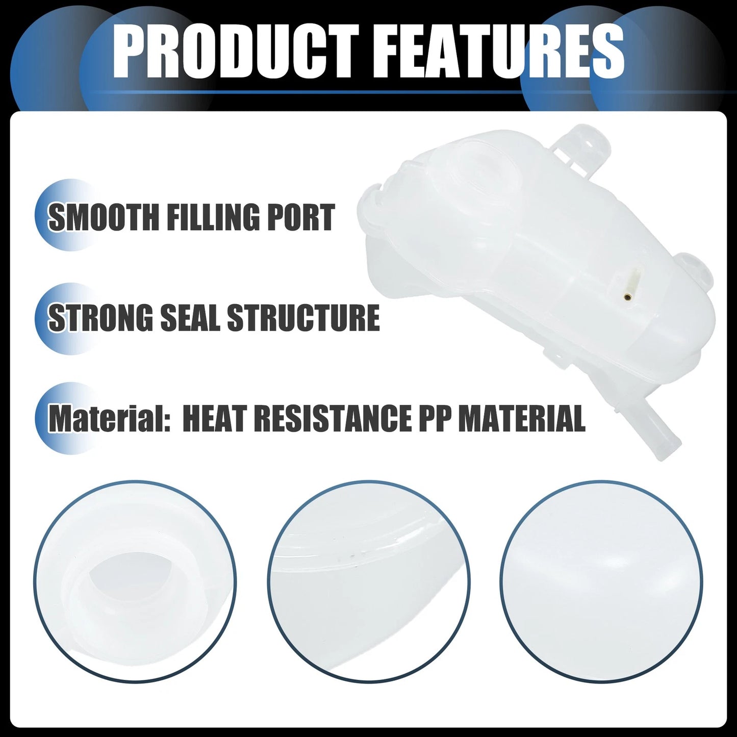 Coolant Expansion Overflow Tank for Chevrolet Sonic (2012-2019)