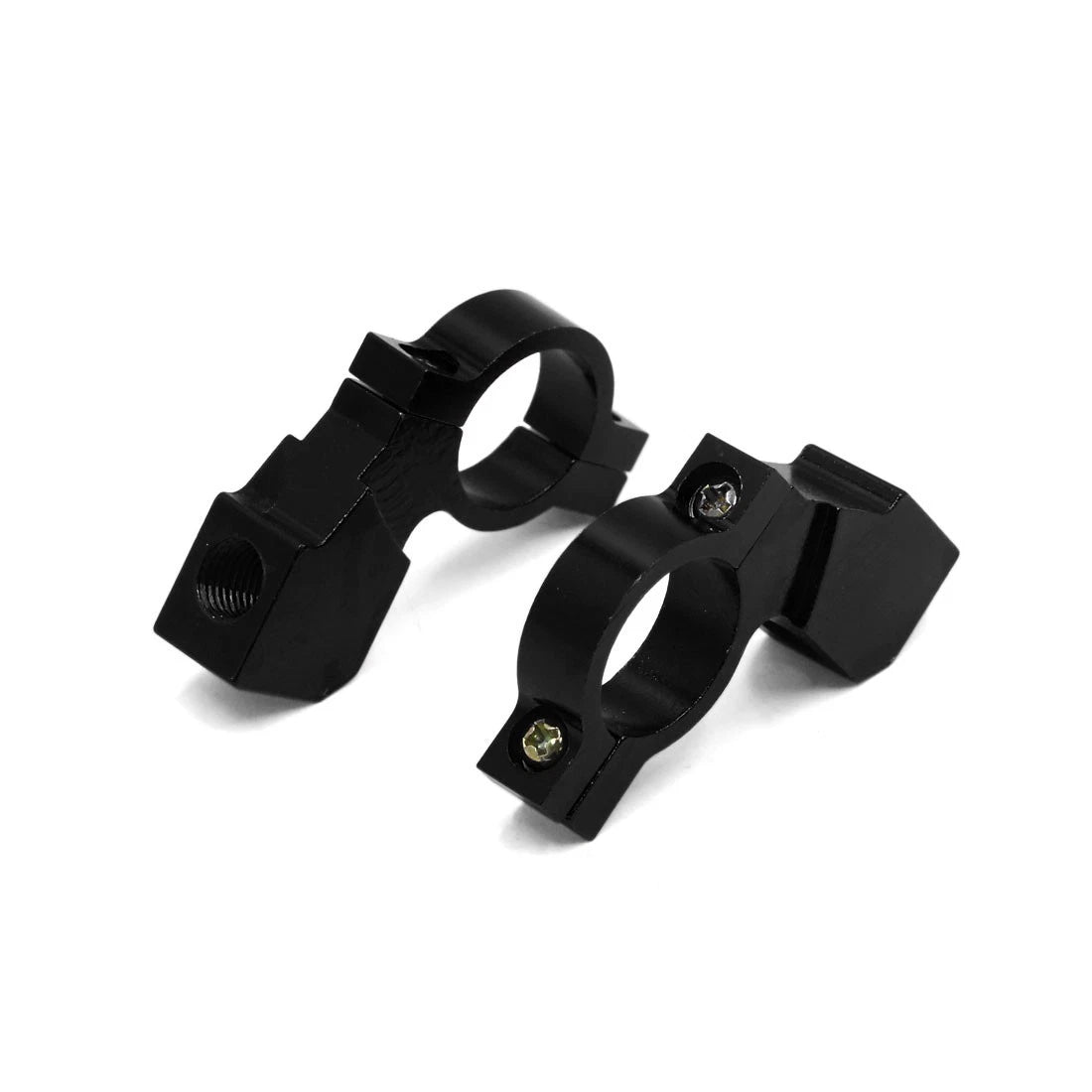 Pair 2 x Motorcycle Handlebar Rearview Mirror Holder Clamp for Make Model