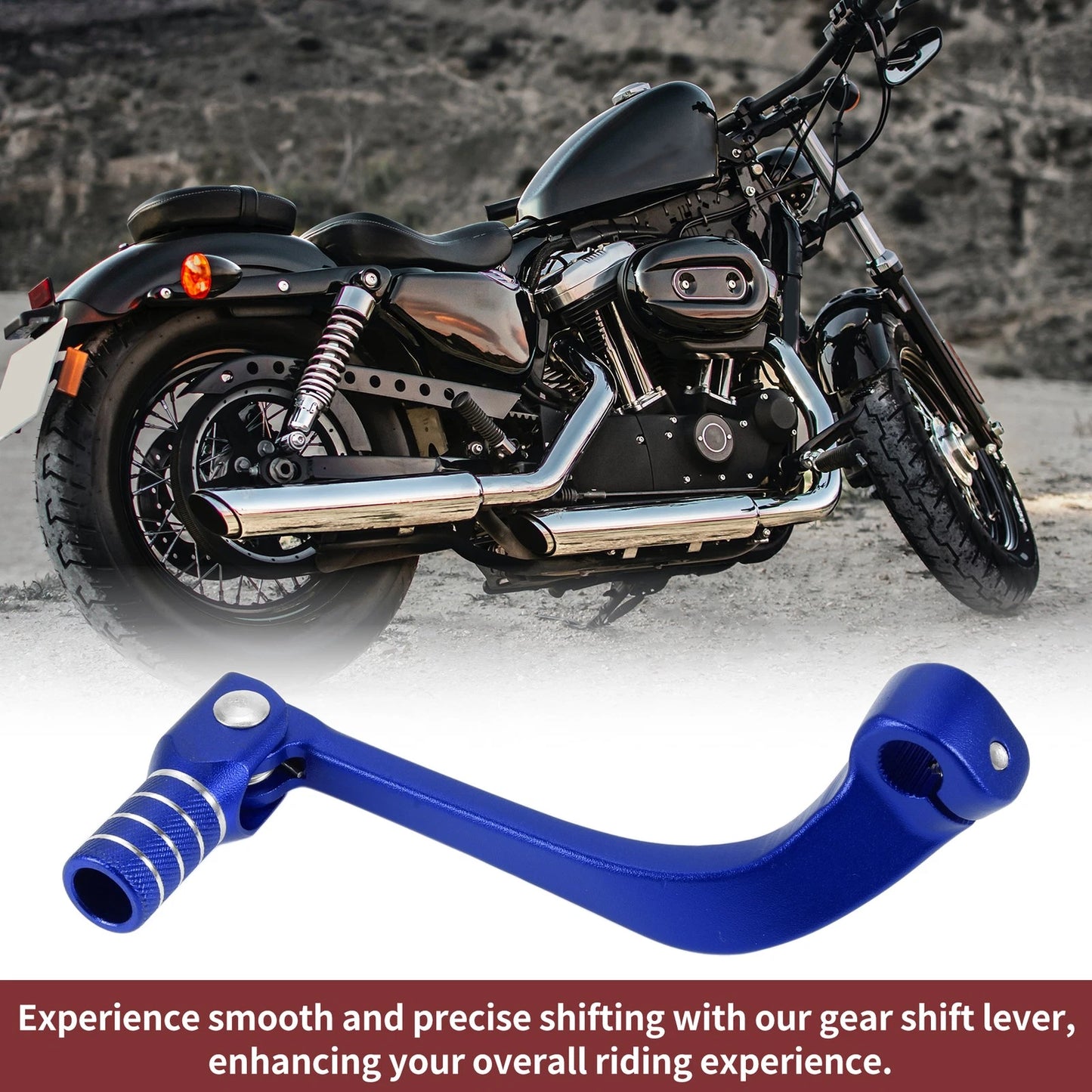 Folding Motorcycle Gear Shifter Lever for Honda CRF110F (2013-2018) Blue 1 x