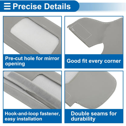 Sun Visor Covers  for Ford Mustang (1994-2004) Left & Right Gray