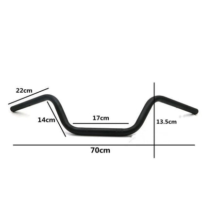 7/8'' 22mm Drag Handlebar Bar Black for Honda Yamaha Suzuki