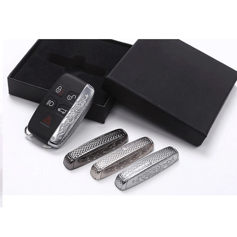 Smart Key Shell Metal Edge Strip Cover Fit For Range Rover Land Rover Remote FOB