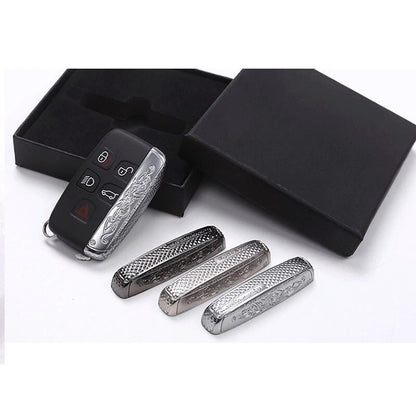 Smart Key Shell Metal Edge Strip Cover Fit For Range Rover Land Rover Remote FOB