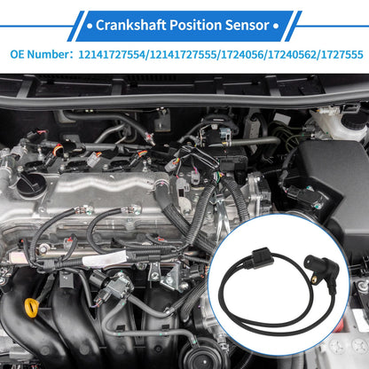 Crankshaft Position Sensor 1 Pc Black for BMW E36 318i (1990-1993)