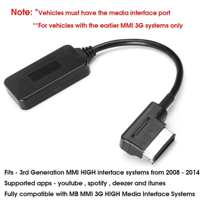 Interface / Bluetooth Music / Adapter Cable for Mercedes-Benz AMI MMI