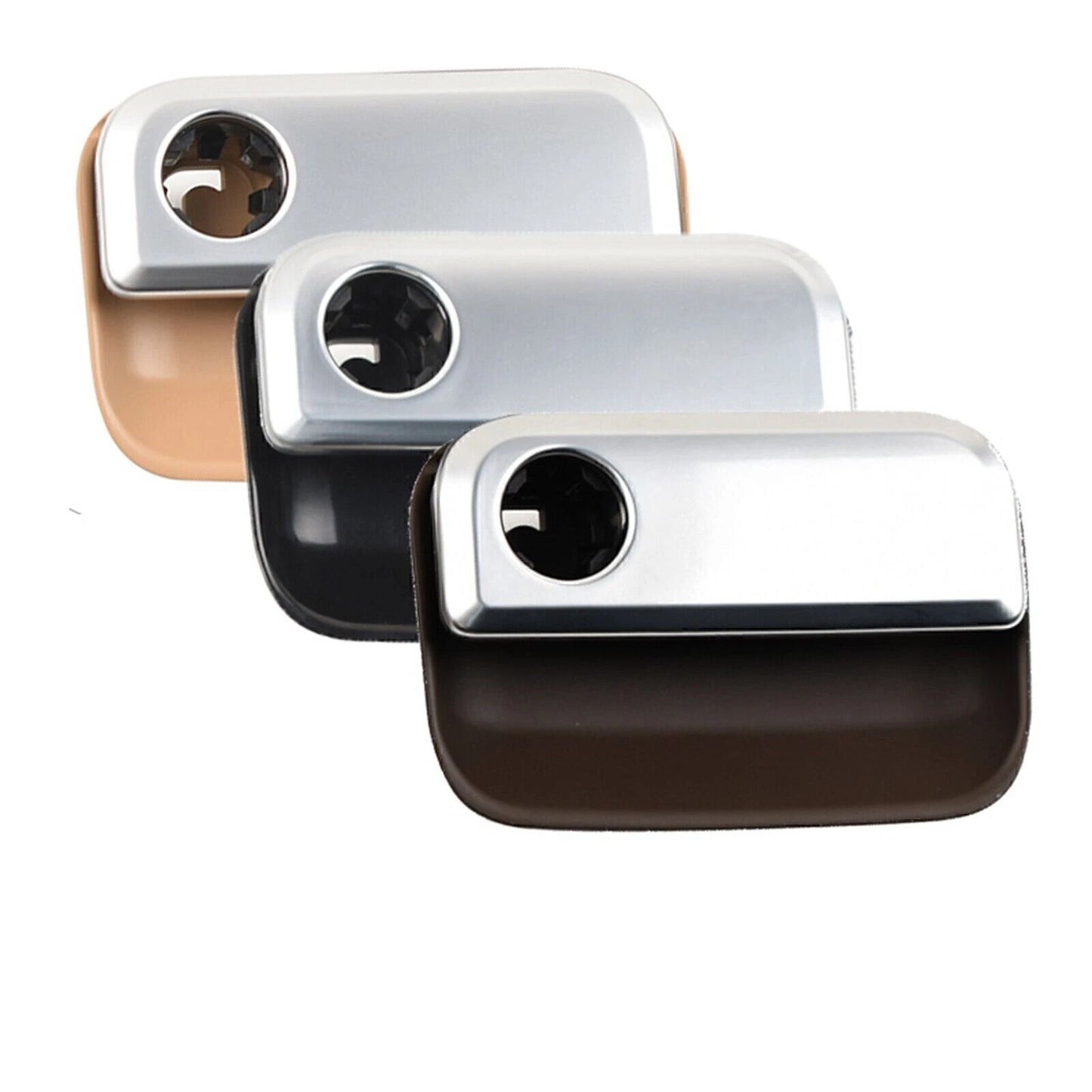 Glove Box Pull Handle Cover Kit 1 x Brown for Porsche Cayenne (2010-2018)
