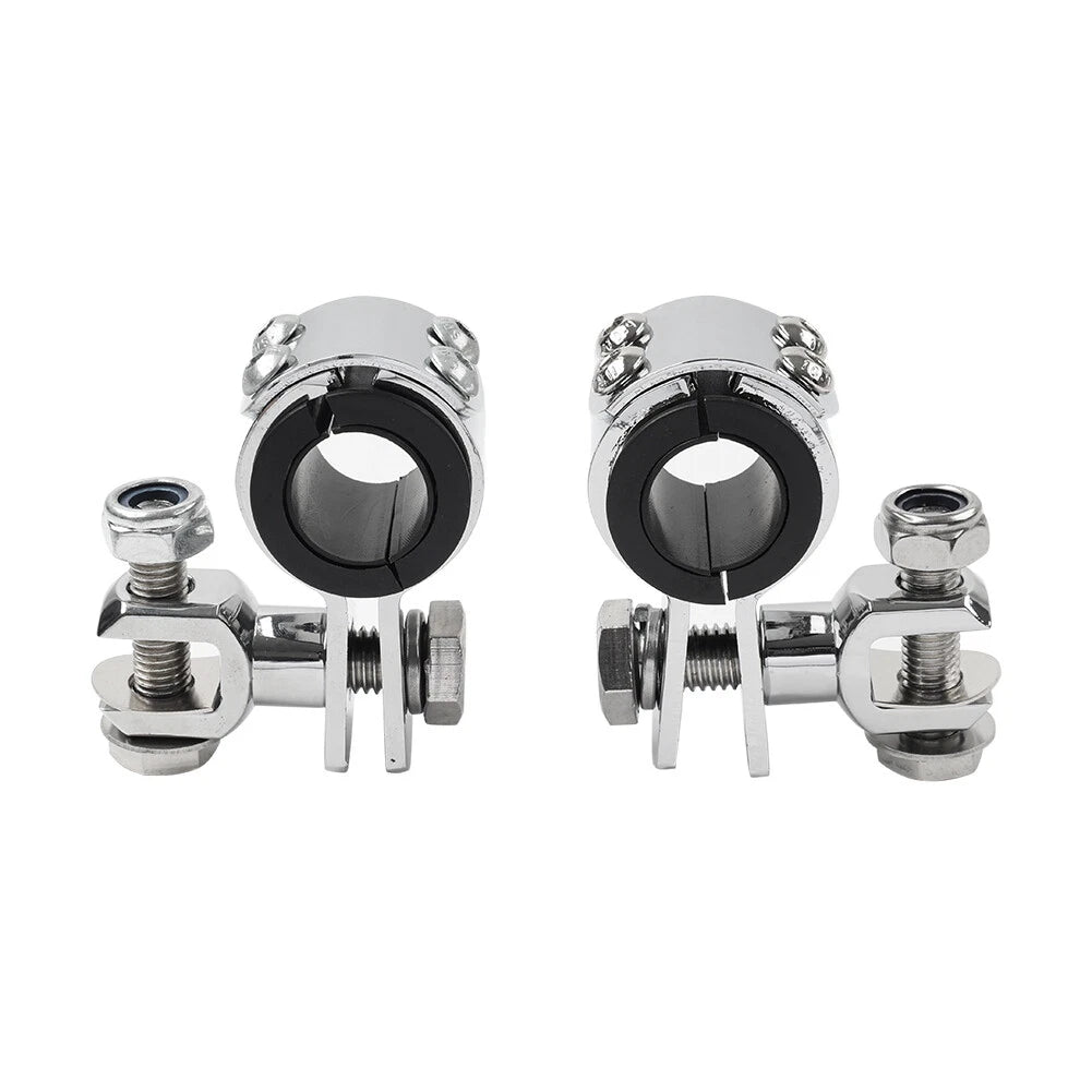 Highway Bar Foot Pegs Mount Clamps for Harley (1" 1.25")