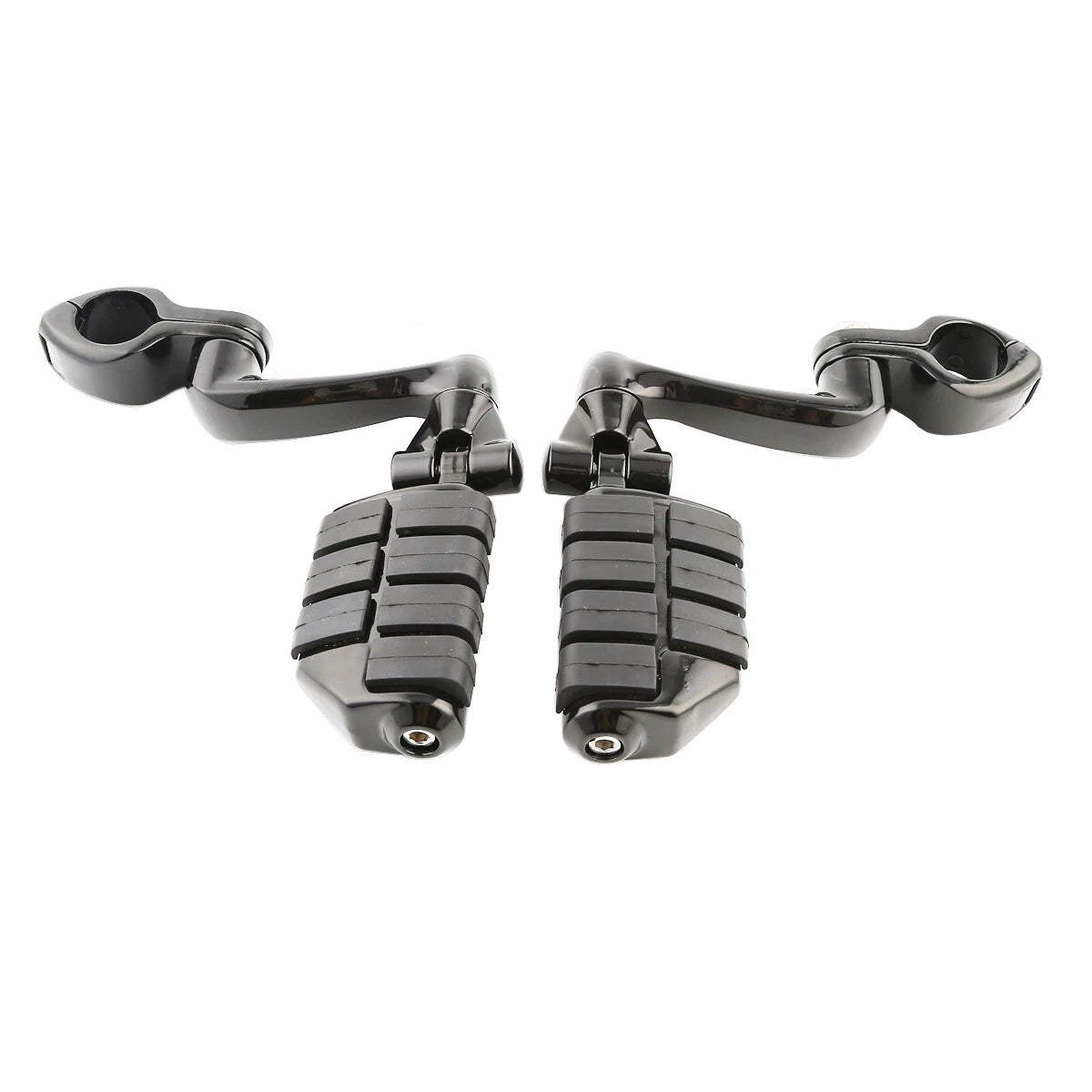 1 1/4" Engine Guard Adjustable Male Mount Highway Footpegs for Harley