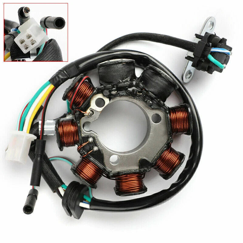 Generator Stator 12V 8 Pole for Honda CT110 (1980-1986)