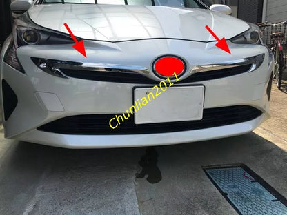 Chrome Front Grille Frame Cover Trim for Toyota Prius XW50 (2016-2018)