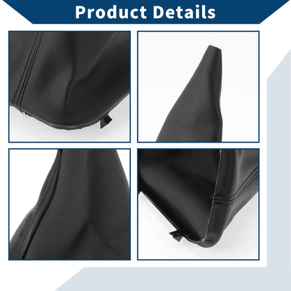 Black Leather Gear Shift Stick Gaiter for BMW E30 (1981-1991)