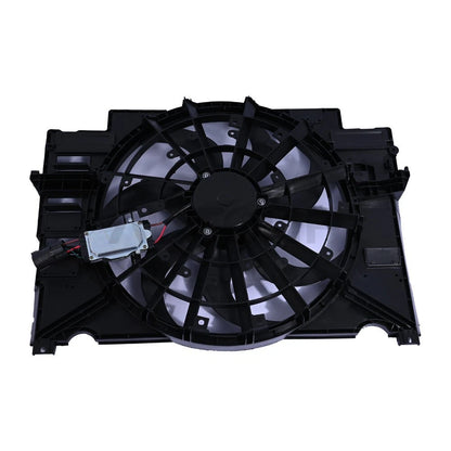Radiator Cooling Fan Assembly with Shroud for Jaguar XE XF (2017–2019)