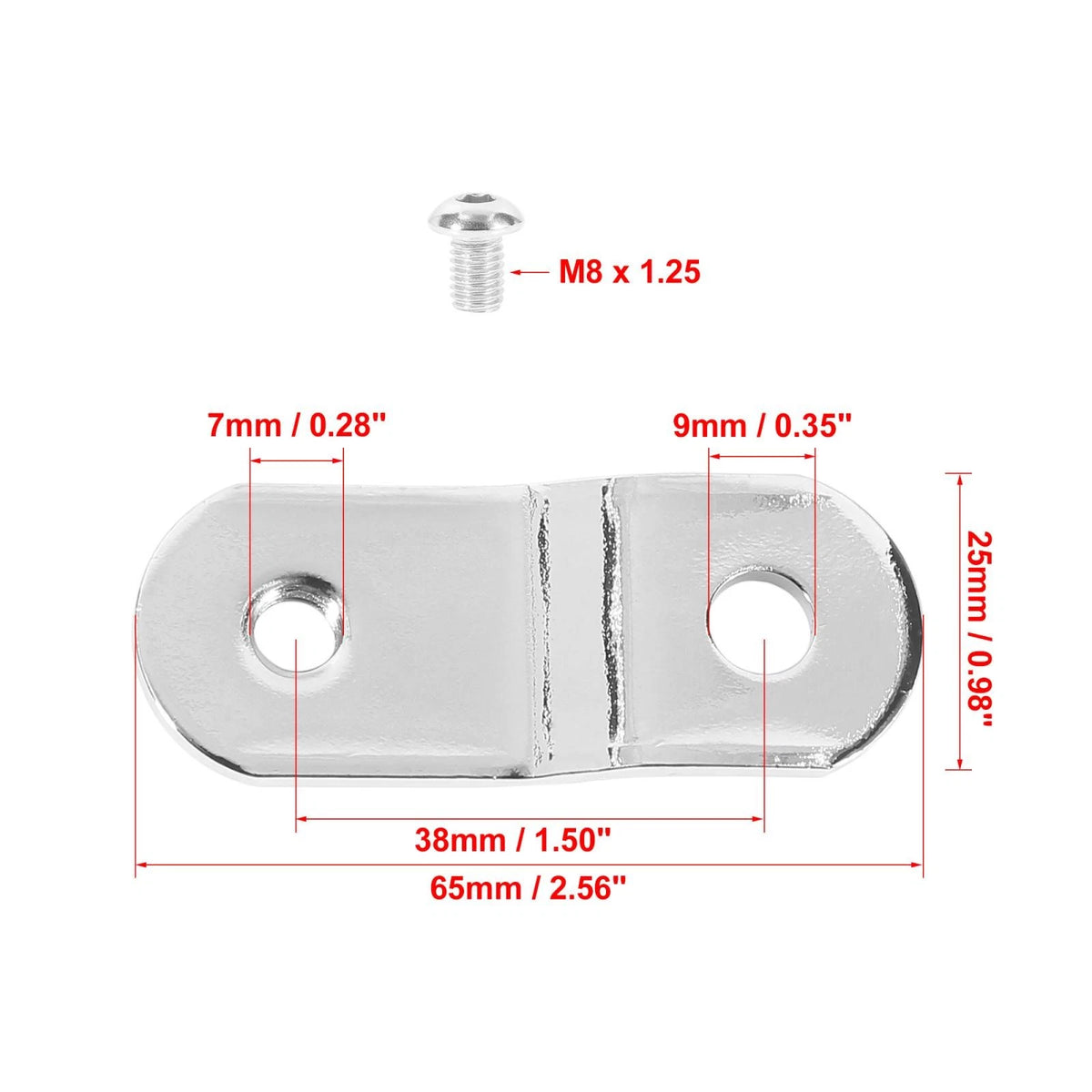 Gas Tank Rising Lift Kit Steel / 1.5 Inch / for Harley-Davidson