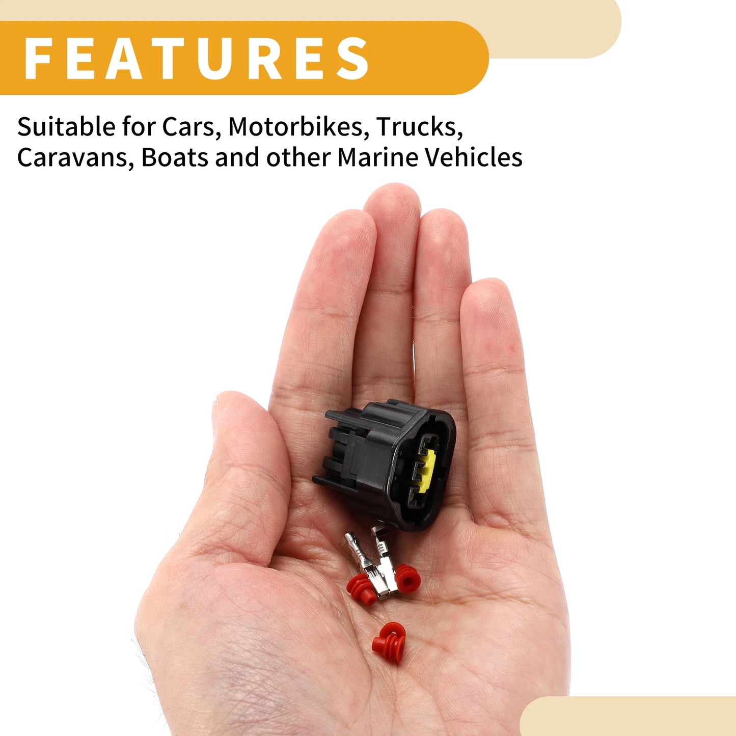 Crankshaft Position Sensor Connector Plug for Toyota - 1 Set