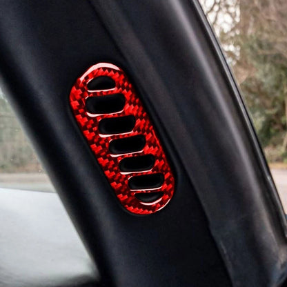 Carbon Fiber Door Pillar Air Vent Cover Trim for Corvette C5 (1998-2004)