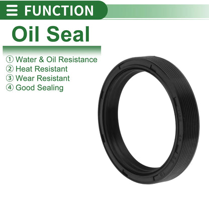 Oil Seal 45x55x10mm Rotary Shaft Seal NBR Rubber Black