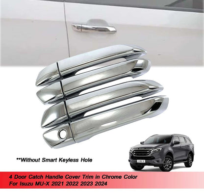 Chrome Door Catch Handle Cover for Isuzu MU-X (2021-2024)