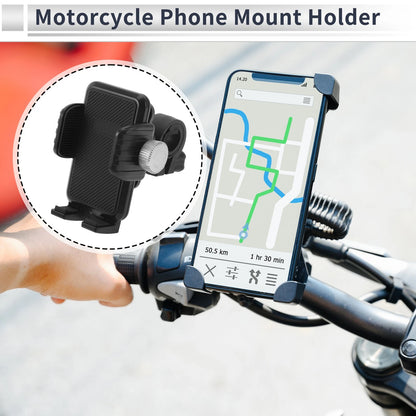 Motorcycle Phone Mount Holder 4.7-7.2 Phones ABS for Motorcycle