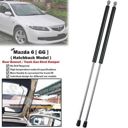 2 x Gas Shock Struts for Mazda 6 5-Door Hatchback (2002-2007)
