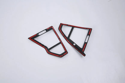 Carbon Fiber Front Side Air Vent Outlet Lid Cover Trim for BMW X3 (2018-2021)