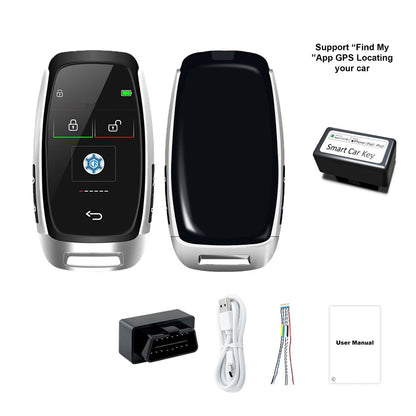 Universal LCD Remote Key Kit for Car One-Key Engine Start