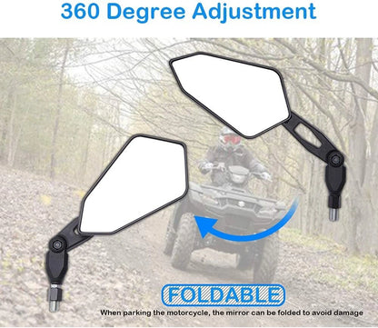 Rearview & Side Mirrors for Honda CB 500, 450, CBR 600, KTM ATV