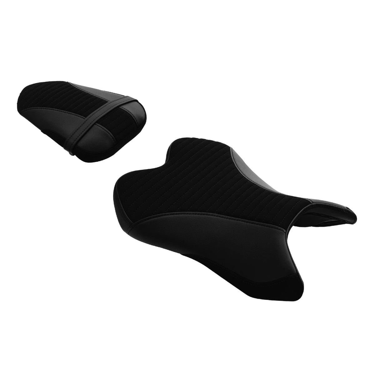 Black Rider Driver & Passenger Seats for Yamaha YZF R1 (2007-2008)