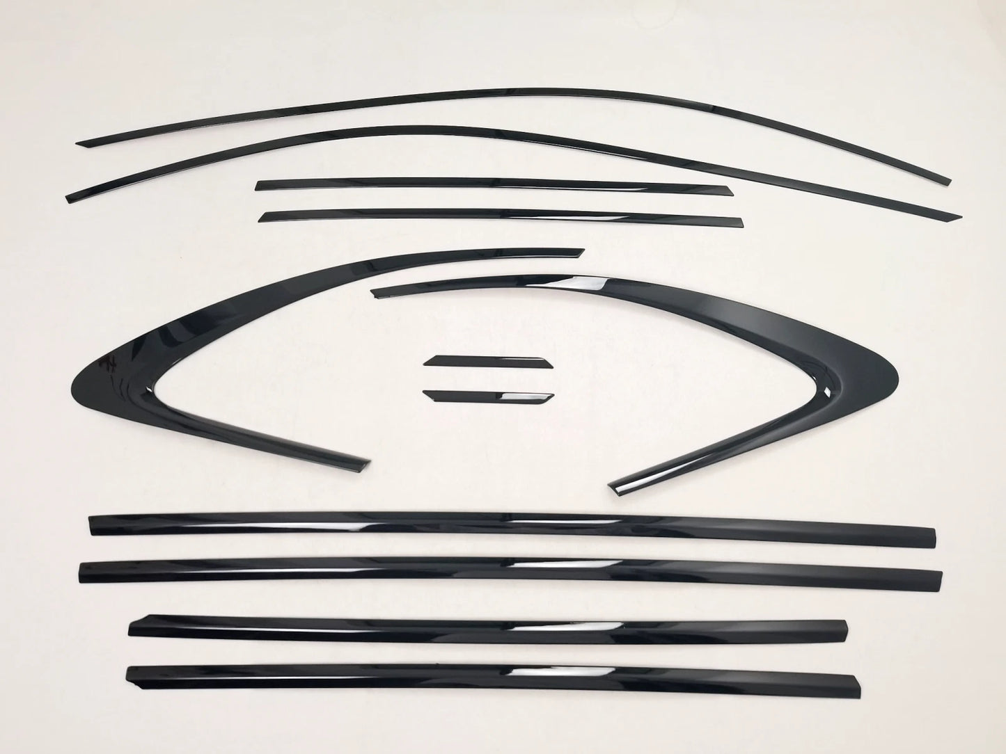 Glossy Black Window Side Stripe Molding Cover Trim for Jaguar F-PACE (2016-2020)