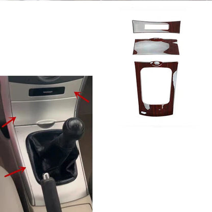 Glossy Wood Grain Console Gear Shift Panel Cover for Toyota Corolla (2009–2013)