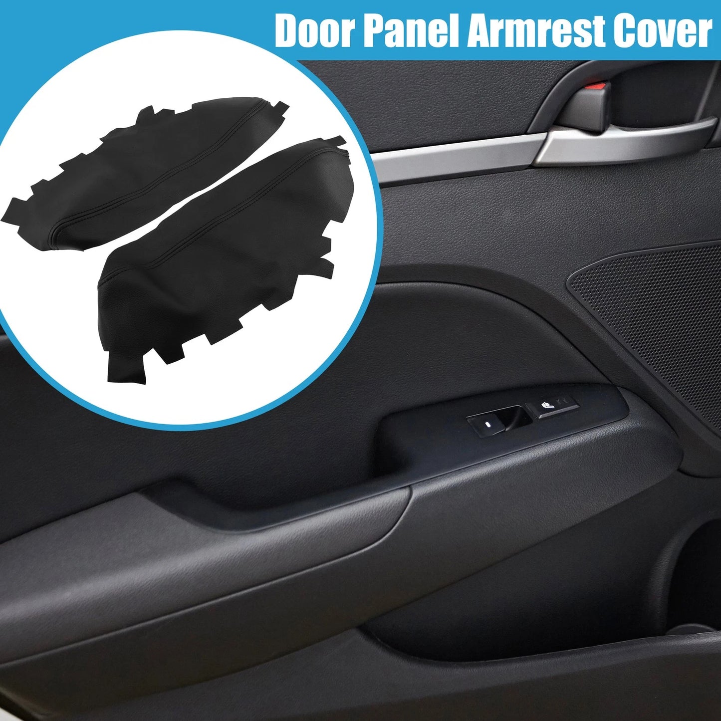 Front Door Panel Armrest Cover 1 Pair for Toyota Avalon (2013-2018)