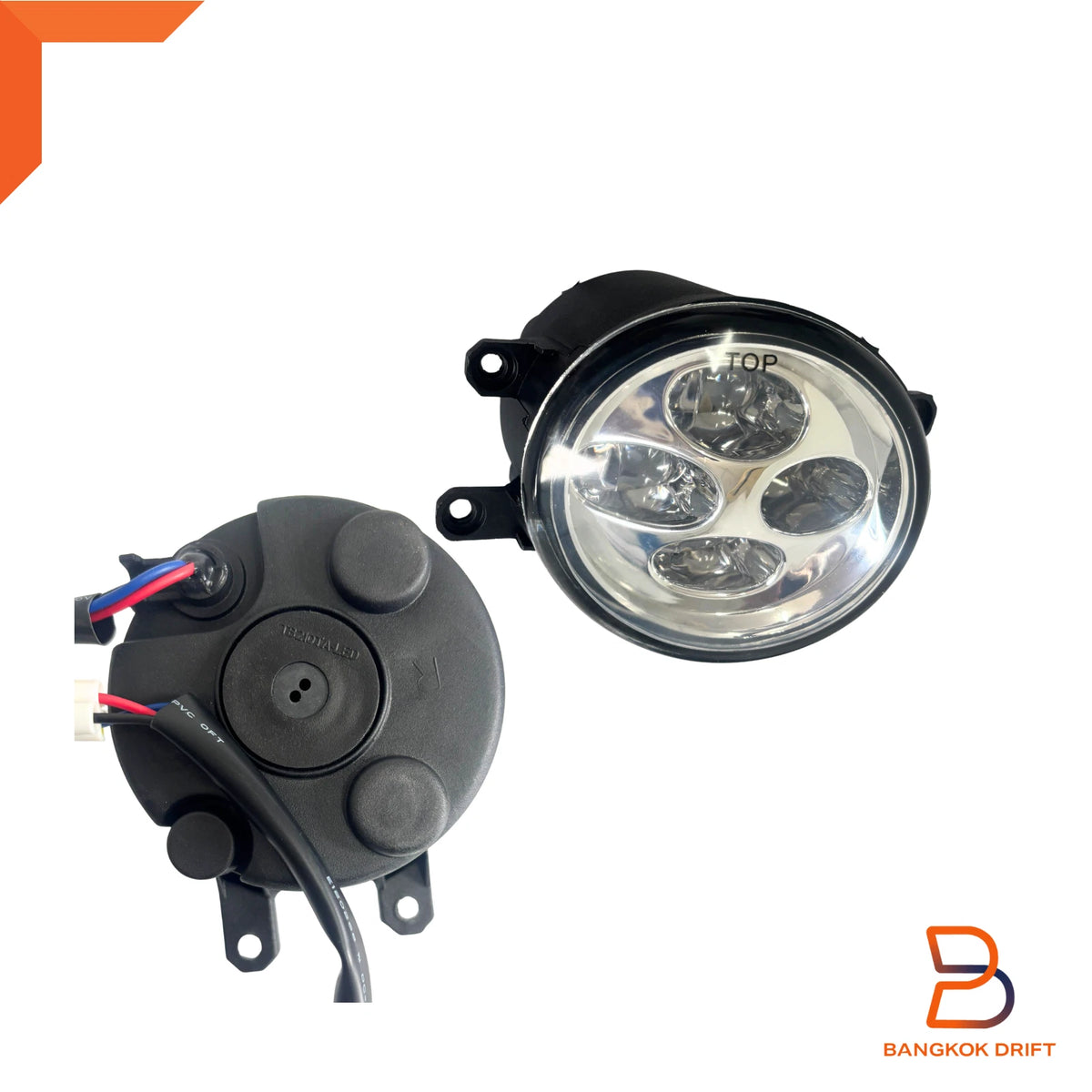 LED Fog Light Lamp Kit for Toyota Yaris Sedan (2007-2013)  Covers & Switch