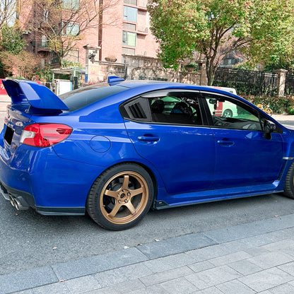 Rear Window Louver Trim for Subaru WRX STI (2014-2021) 2 x Carbon Look