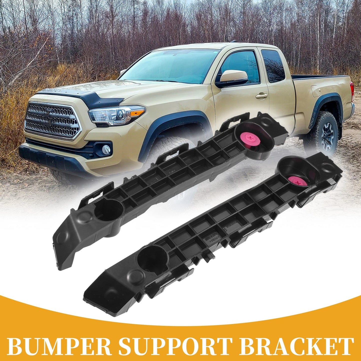 Front Bumper Support Bracket for Toyota Tacoma 2016-2023 (2 x)