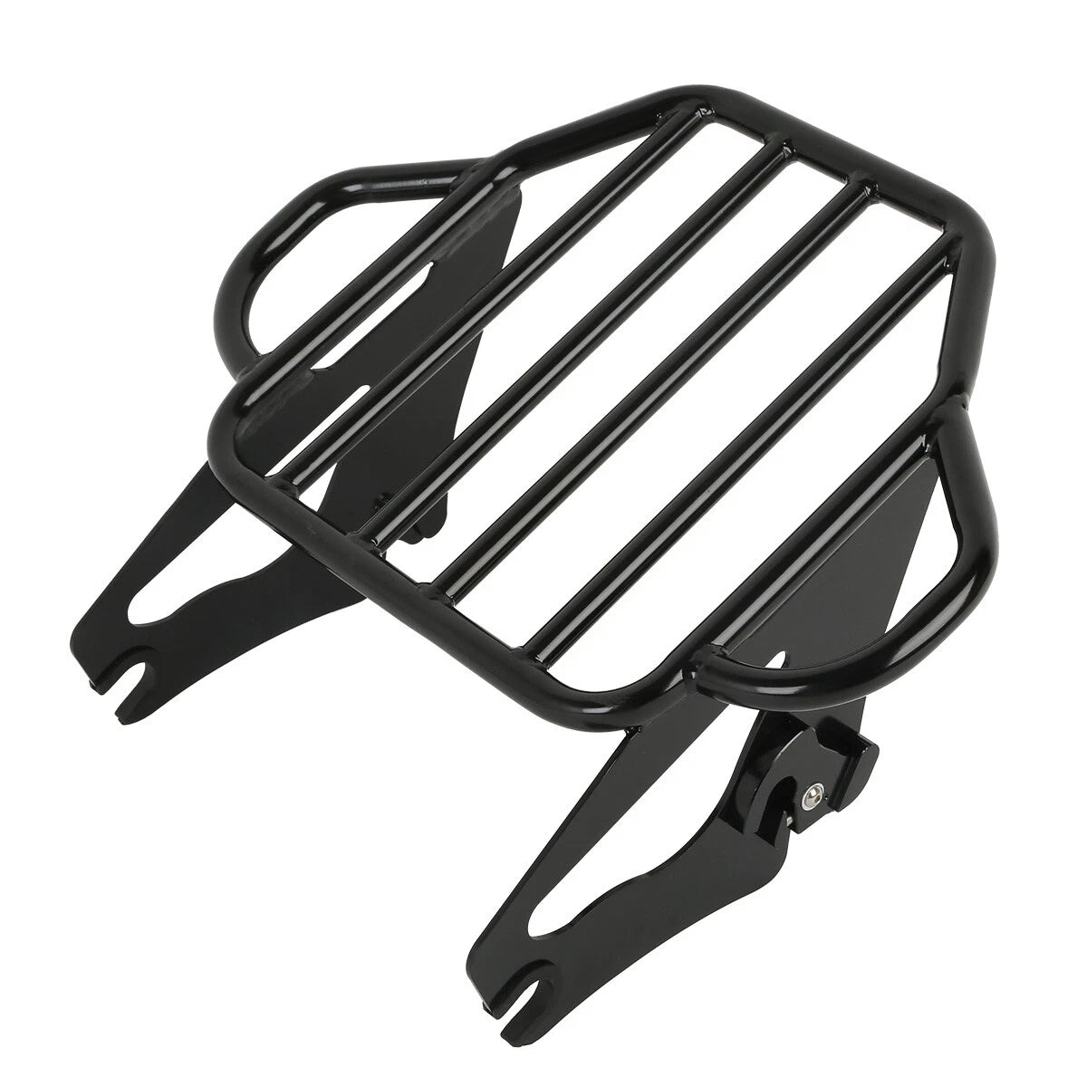 Black Detachable Luggage Rack for Harley Road King Electra Glide (2009 - 2024)