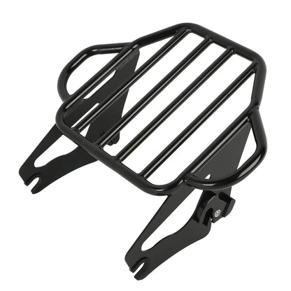 Black Detachable Luggage Rack for Harley Road King Electra Glide (2009 - 2024)
